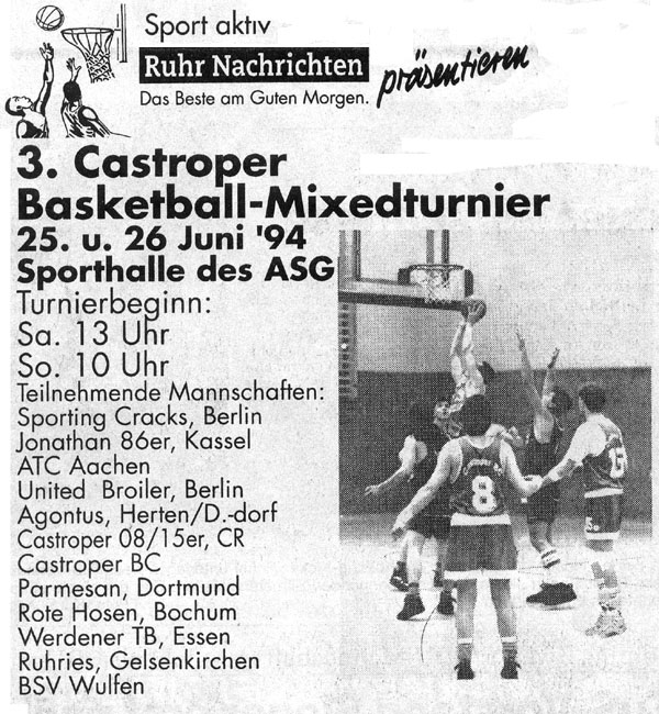3. Castroper Basketball - Mixturnier