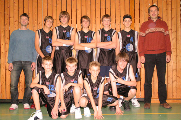 Mannschaftsfoto der U16-Herrenmannschaft Saison 2008/2009